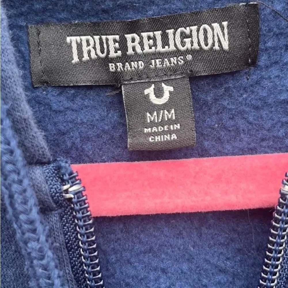 True Religion Navy Blue Hoodie